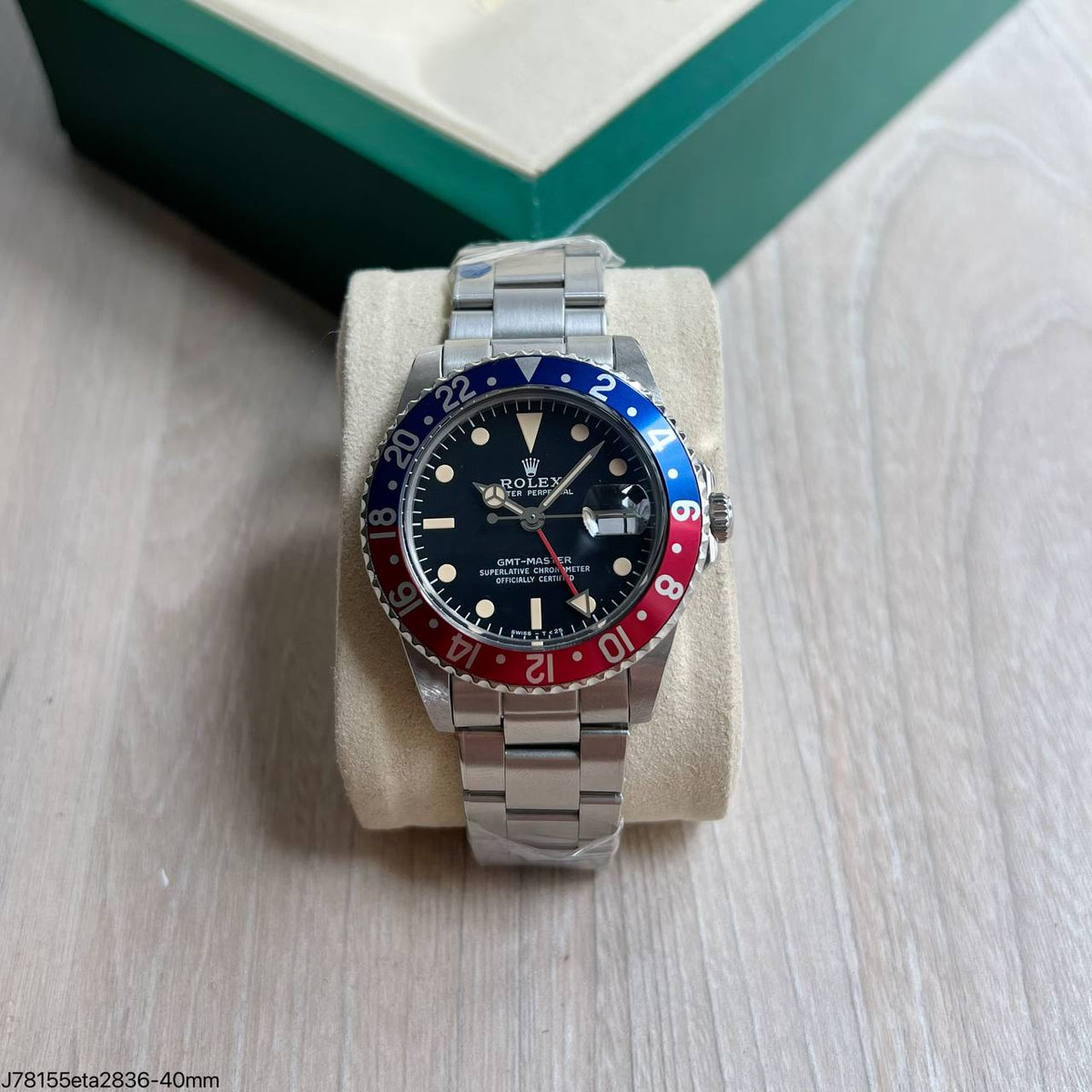 Rolex GMT Master ll PEPSI Super Clone 1:1 - Base ETA