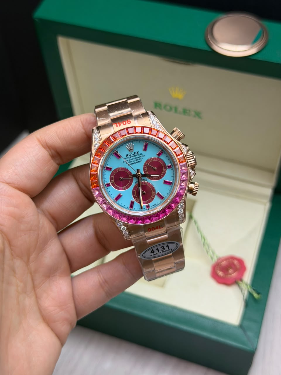 Rolex Daytona Rainbow Clone - Base ETA