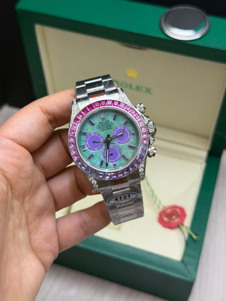 Rolex Daytona Rainbow Clone - Base ETA