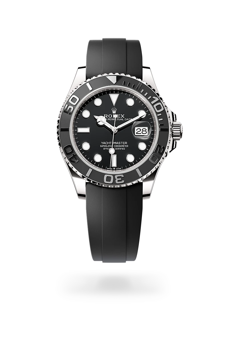 Rolex Yacht Master PRATA Oysterflex