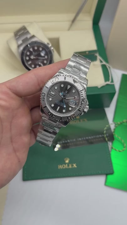 Rolex Yacht Master Silver Super Clone 1:1 - Base ETA